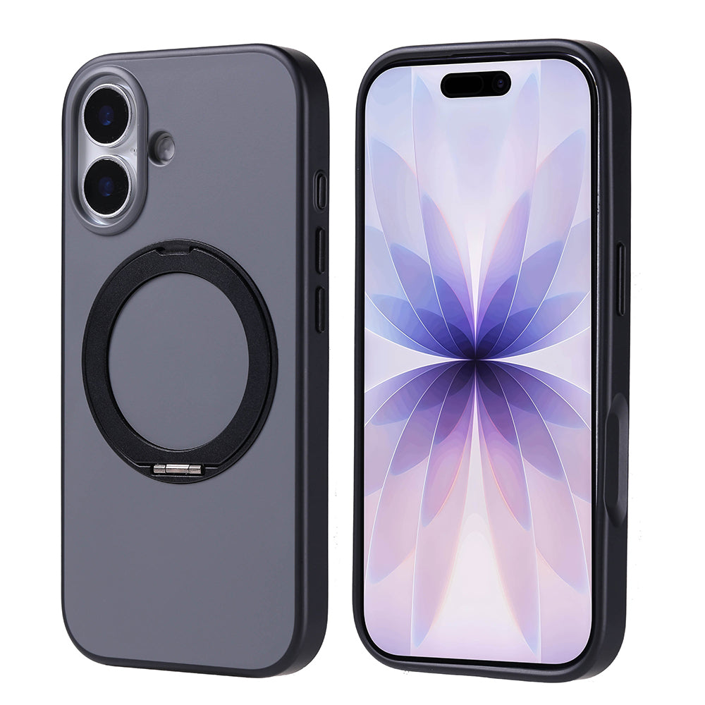 iPhone 17 Kılıf M-Safe Şarj Özellikli Standlı Zore Proton Silikon Kılıf