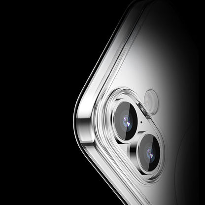 iPhone 17 Kılıf M-safe Şarj Özellikli Transparan Sert PC Wlons Pita Kılıf