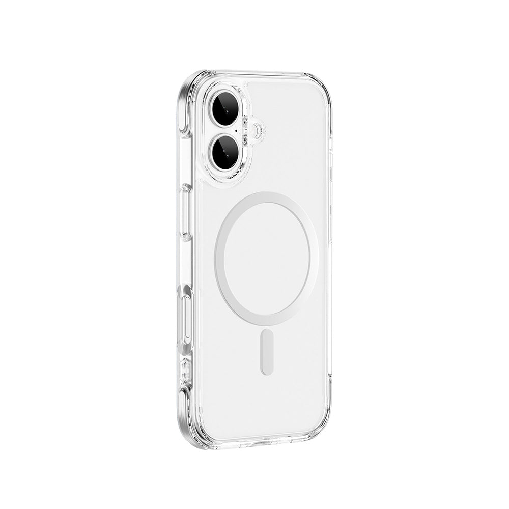 iPhone 17 Kılıf M-safe Şarj Özellikli Wiwu MCC-702 Titanyum Pro Serisi Sert PC Kılıf