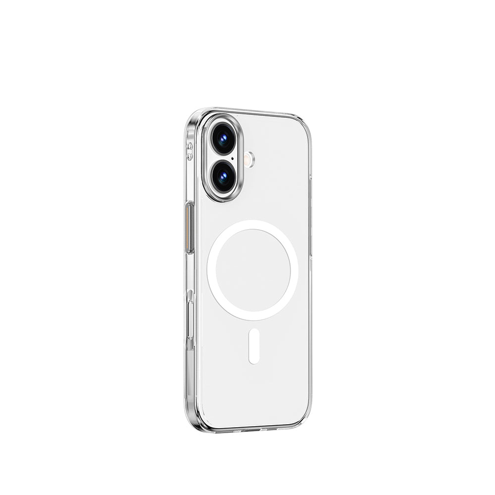 iPhone 17 Kılıf M-safe Şarj Özellikli Wiwu YXK-208 Invisible Ultra Sert PC Kılıf