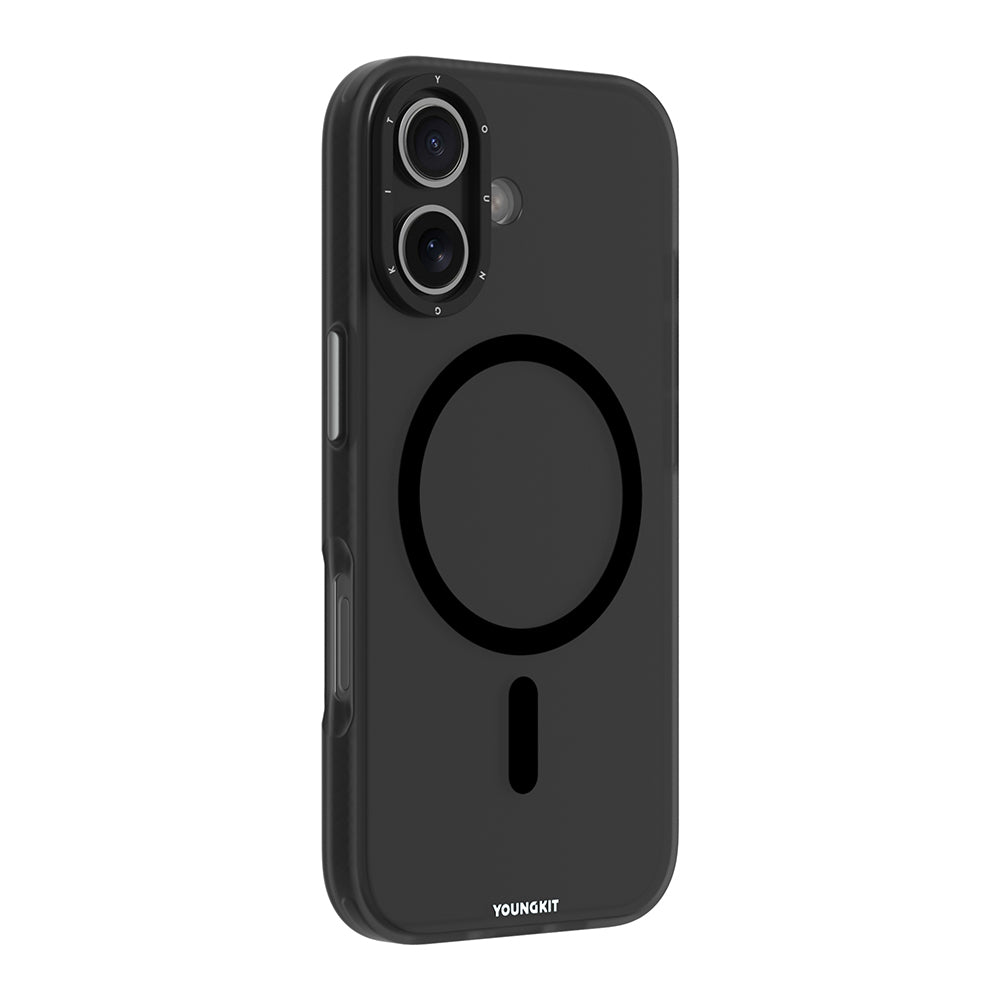 iPhone 17 Kılıf M-safe Şarj Özellikli Youngkit Hidden Sand Serisi Kılıf