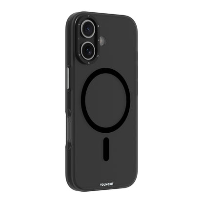 iPhone 17 Kılıf M-safe Şarj Özellikli Youngkit Hidden Sand Serisi Kılıf