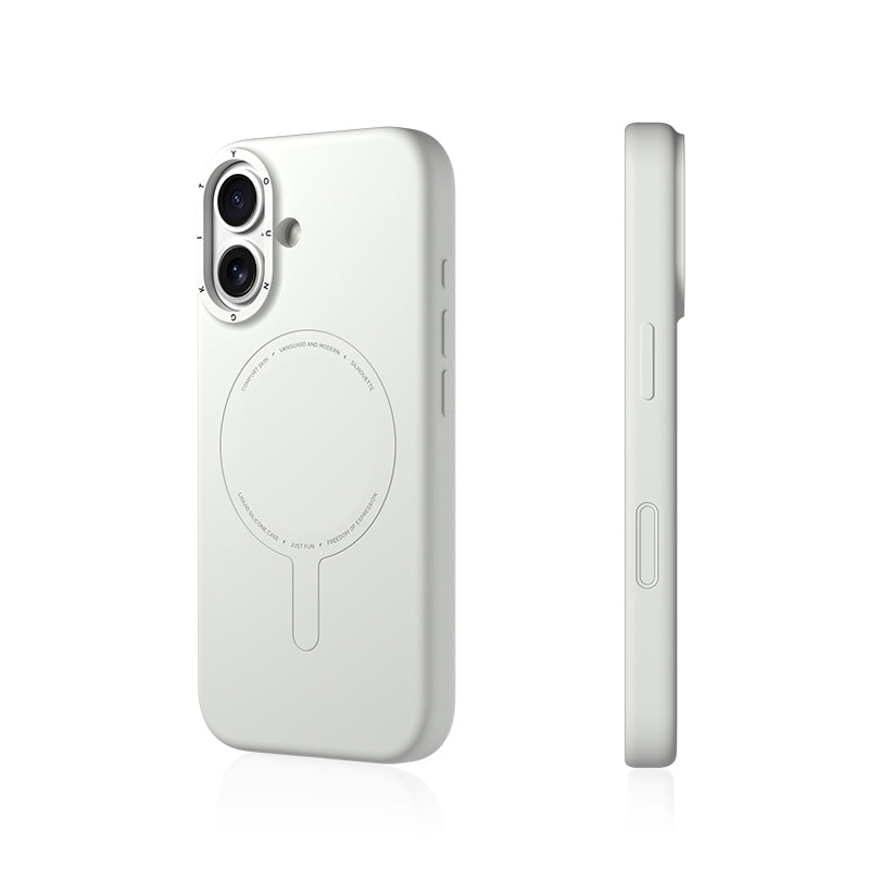 iPhone 17 Kılıf M-Safe Şarj Özellikli Youngkit Morandi Serisi Kılıf