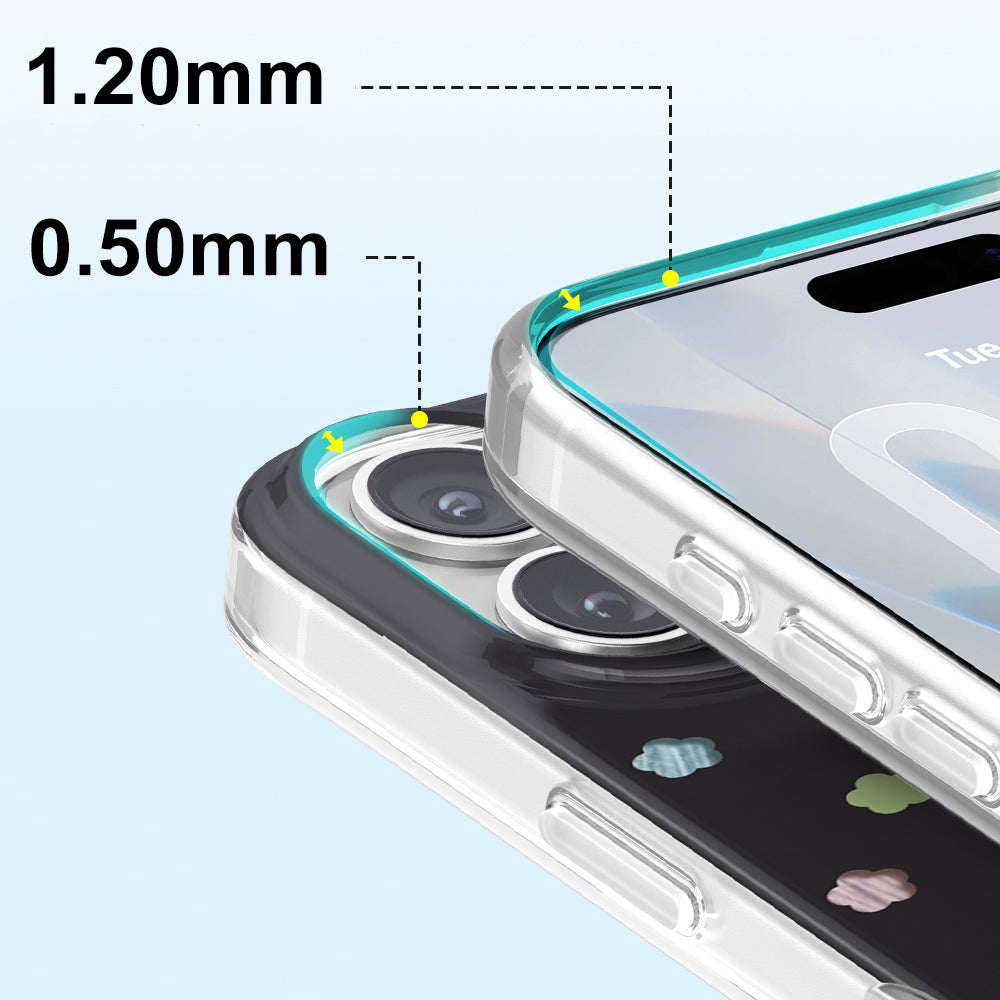 iPhone 17 Kılıf M-Safe Şarj Özellikli Zore Paris Axen Sert PC Kılıf