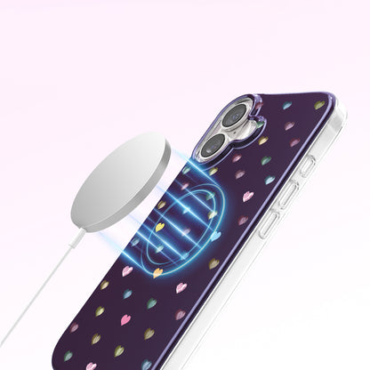 iPhone 17 Kılıf M-Safe Şarj Özellikli Zore Paris Axen Sert PC Kılıf