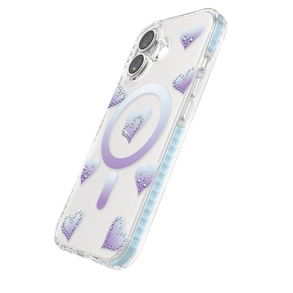 iPhone 17 Kılıf M-Safe Şarj Özellikli Zore Paris Elvo Sert PC Kılıf