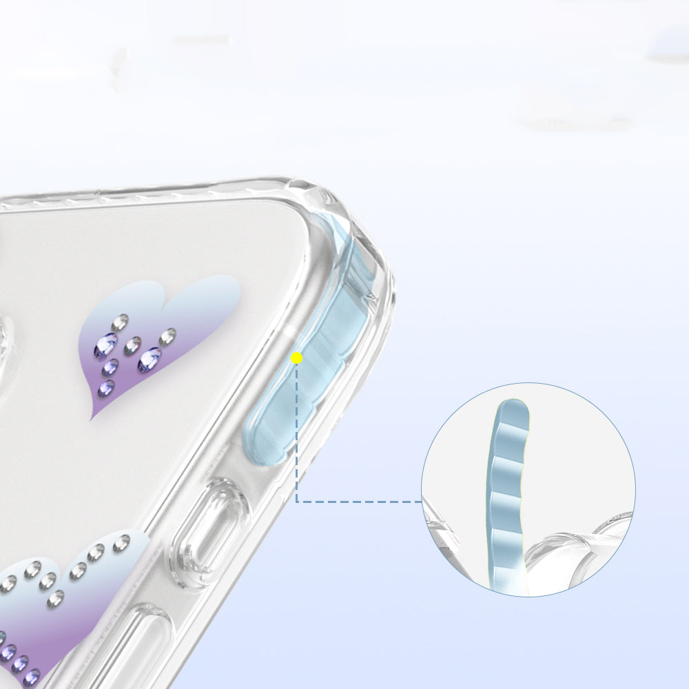 iPhone 17 Kılıf M-Safe Şarj Özellikli Zore Paris Elvo Sert PC Kılıf