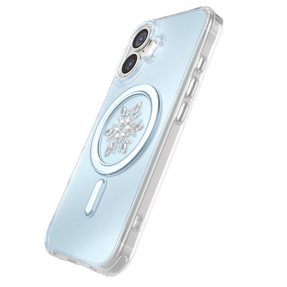 iPhone 17 Kılıf M-Safe Şarj Özellikli Zore Paris Mova Sert PC Kılıf