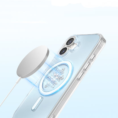 iPhone 17 Kılıf M-Safe Şarj Özellikli Zore Paris Mova Sert PC Kılıf
