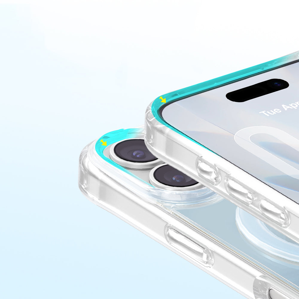 iPhone 17 Kılıf M-Safe Şarj Özellikli Zore Paris Mova Sert PC Kılıf