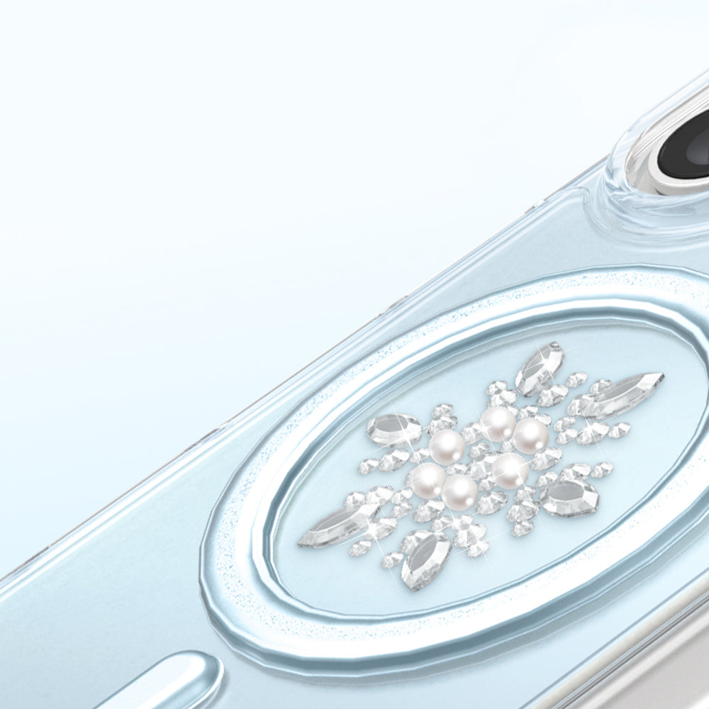 iPhone 17 Kılıf M-Safe Şarj Özellikli Zore Paris Mova Sert PC Kılıf
