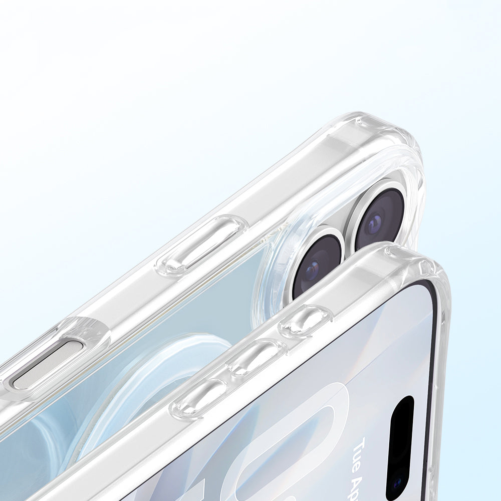 iPhone 17 Kılıf M-Safe Şarj Özellikli Zore Paris Mova Sert PC Kılıf