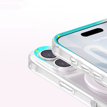 iPhone 17 Kılıf M-Safe Şarj Özellikli Zore Paris Mova Sert PC Kılıf
