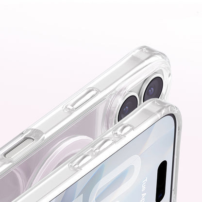 iPhone 17 Kılıf M-Safe Şarj Özellikli Zore Paris Mova Sert PC Kılıf