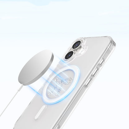 iPhone 17 Kılıf M-Safe Şarj Özellikli Zore Paris Mova Sert PC Kılıf