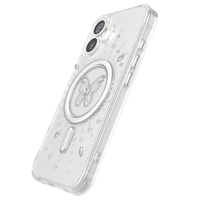 iPhone 17 Kılıf M-Safe Şarj Özellikli Zore Paris Mova Sert PC Kılıf