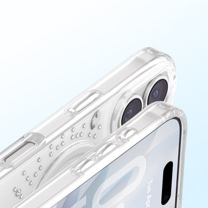 iPhone 17 Kılıf M-Safe Şarj Özellikli Zore Paris Mova Sert PC Kılıf