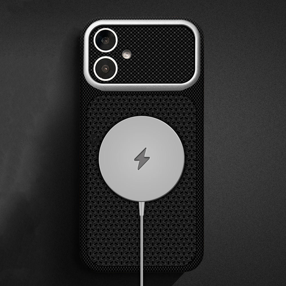 iPhone 17 Kılıf M-Safe Şarj Özellikli Zore Paris Nexel Sert PC Kılıf