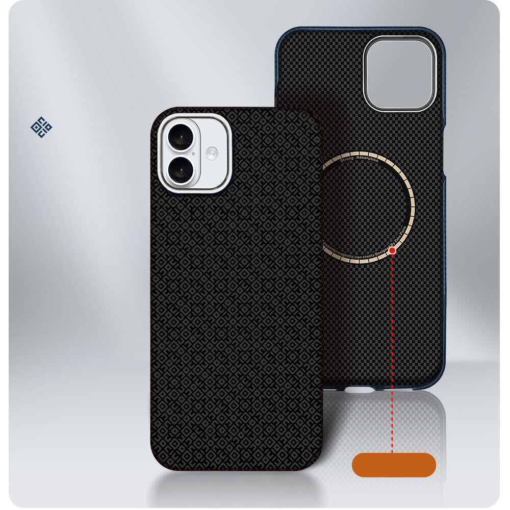 iPhone 17 Kılıf M-Safe Şarj Özellikli Zore Paris Vax Sert PC Kılıf