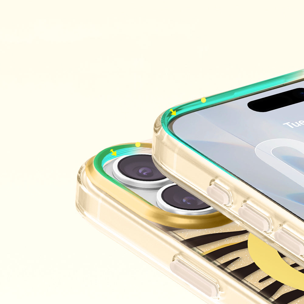 iPhone 17 Kılıf M-Safe Şarj Özellikli Zore Paris Veyro TPU Kılıf