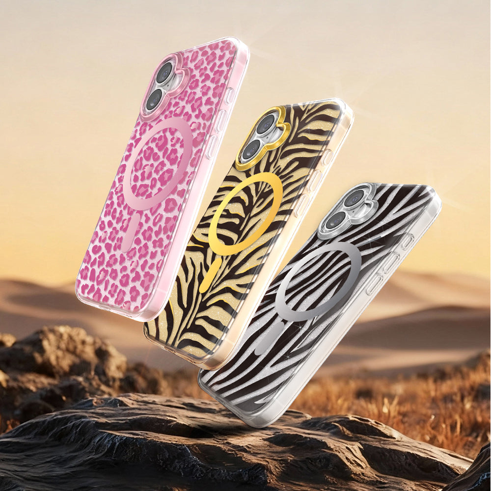 iPhone 17 Kılıf M-Safe Şarj Özellikli Zore Paris Veyro TPU Kılıf