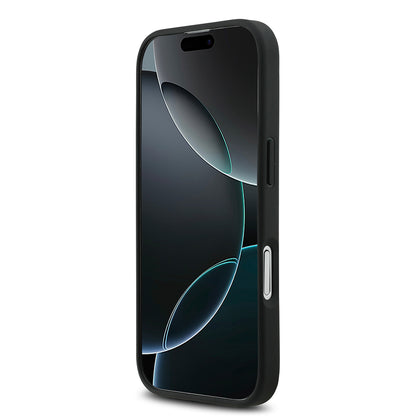 iPhone 17 Kılıf Mercedes Benz OrijinalLisanslı M-safe Şarj Özellikli Dokulu Desenli Deri Kılıf