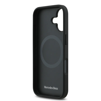 iPhone 17 Kılıf Mercedes Benz OrijinalLisanslı M-safe Şarj Özellikli Hakiki Deri Nostaljik Yıldız Dizayn Kılıf