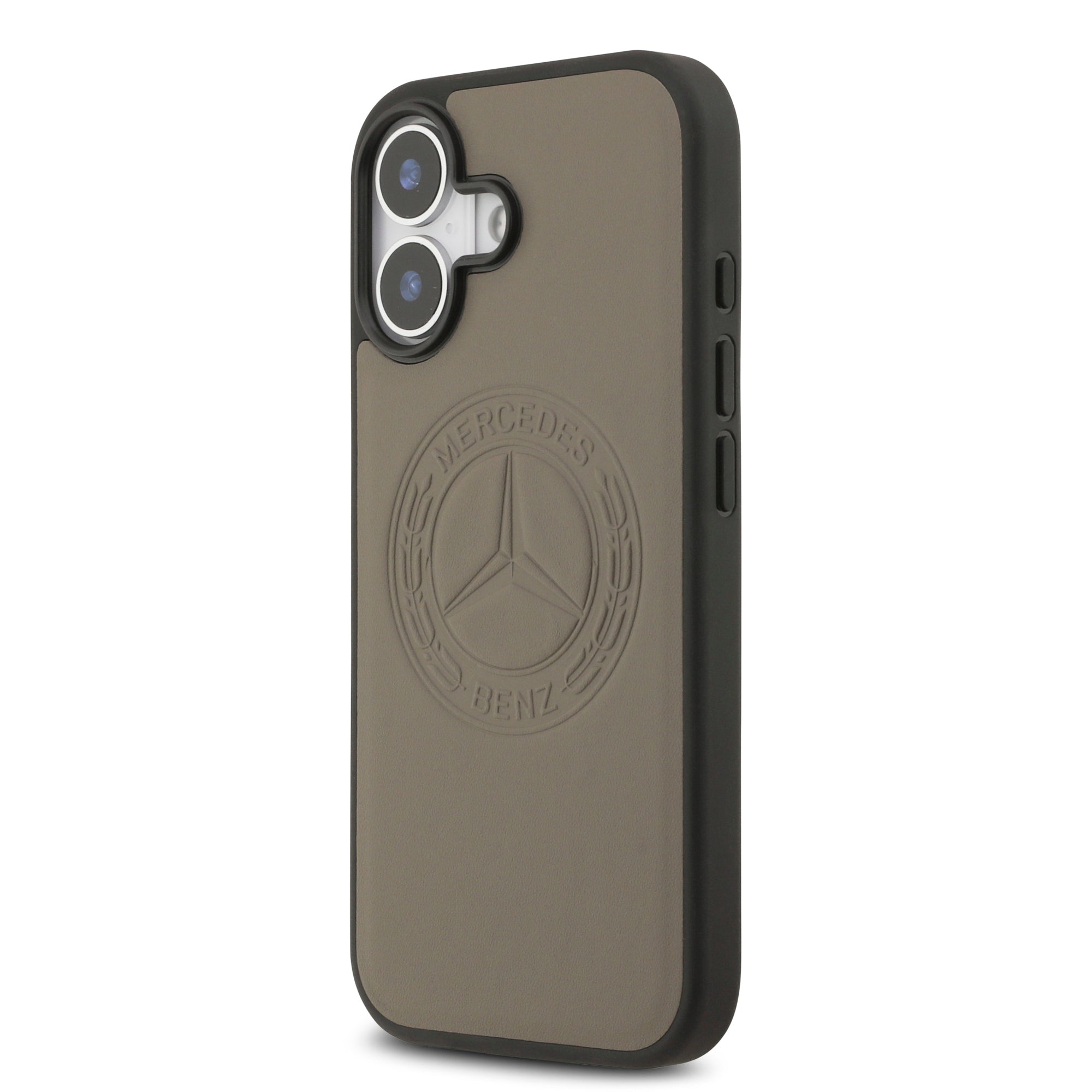 iPhone 17 Kılıf Mercedes Benz OrijinalLisanslı M-safe Şarj Özellikli Hakiki Deri Nostaljik Yıldız Dizayn Kılıf