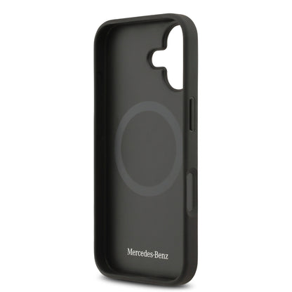 iPhone 17 Kılıf Mercedes Benz OrijinalLisanslı M-safe Şarj Özellikli Hakiki Deri Nostaljik Yıldız Dizayn Kılıf