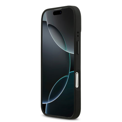 iPhone 17 Kılıf Redbull Orijinal Lisanslı M-safe Şarj Özellikli Kırmızı Halka ve Logo Kabartmalı PU Deri Kılıf