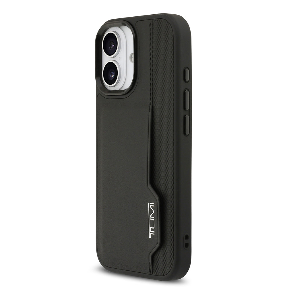 iPhone 17 Kılıf TUMI Orijinal Lisanslı Deri Dikey Kartlıklı Kılıf