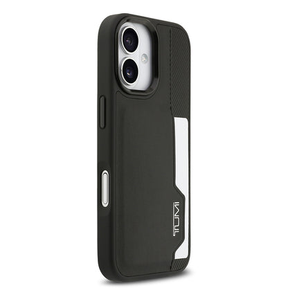 iPhone 17 Kılıf TUMI Orijinal Lisanslı Deri Dikey Kartlıklı Kılıf