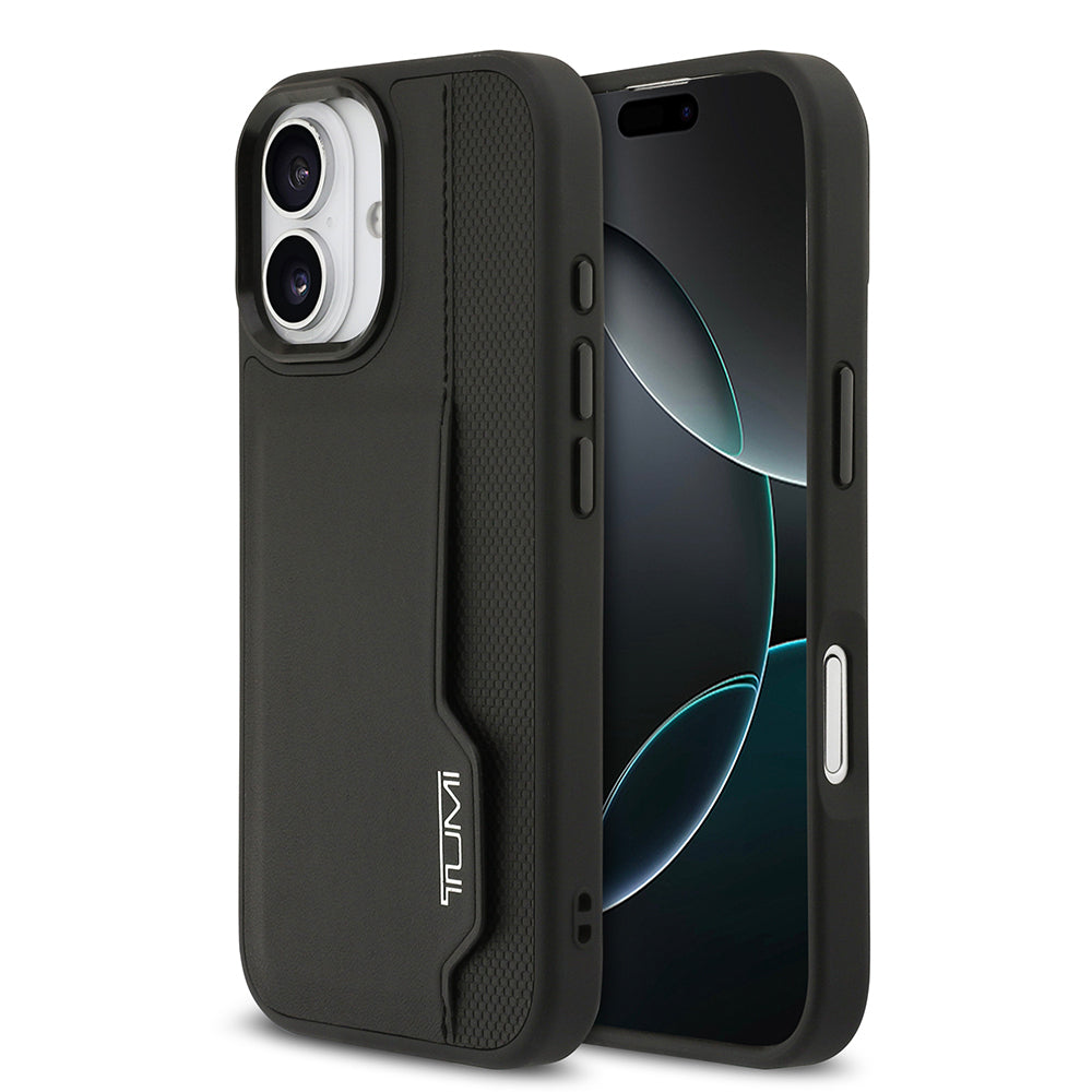 iPhone 17 Kılıf TUMI Orijinal Lisanslı Deri Dikey Kartlıklı Kılıf