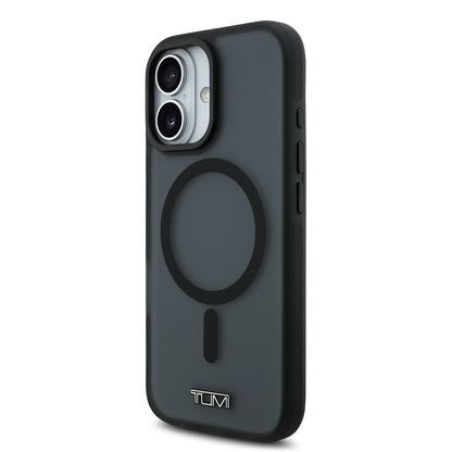 iPhone 17 Kılıf TUMI Orijinal Lisanslı M-safe Şarj Özellikli Buzlu Transparan Kılıf