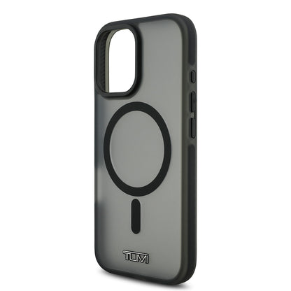 iPhone 17 Kılıf TUMI Orijinal Lisanslı M-safe Şarj Özellikli Buzlu Transparan Kılıf