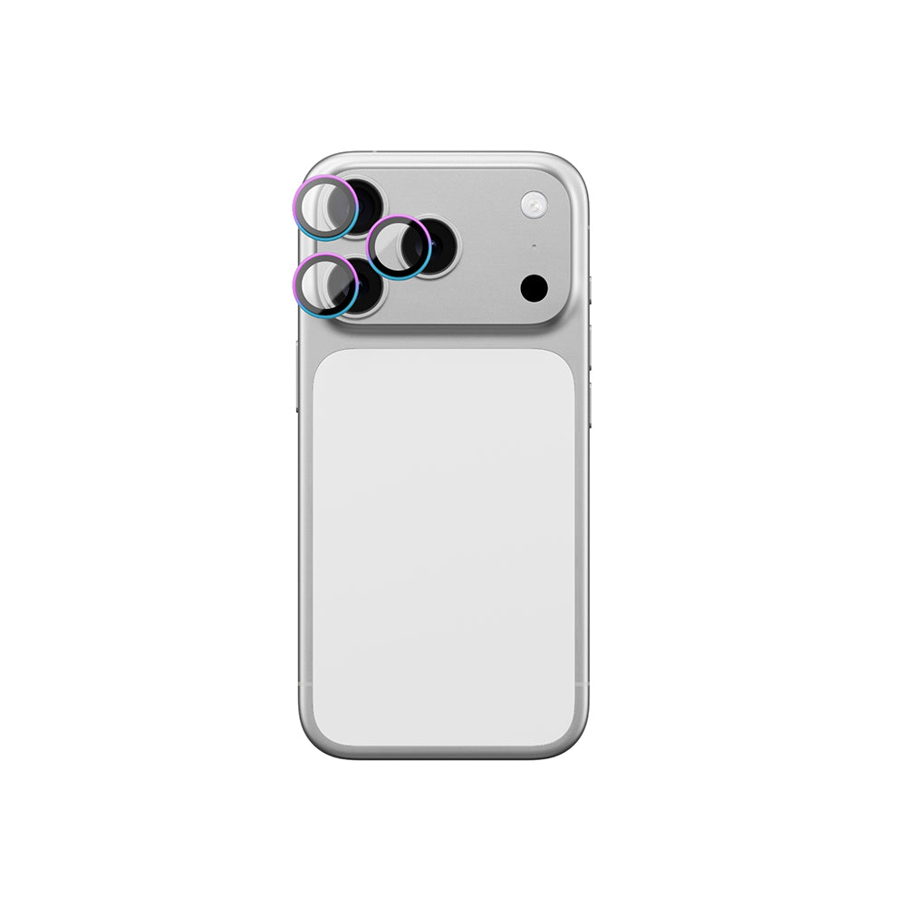 iPhone 17 Pro Amazingthing Anti Reflective Kamera Lens Koruyucu + Kolay Uygulama Aparatlı