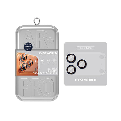 iPhone 17 Pro CaseWorld Alloy One-Piece Serisi Anti Reflective Kamera Lens Koruyucu