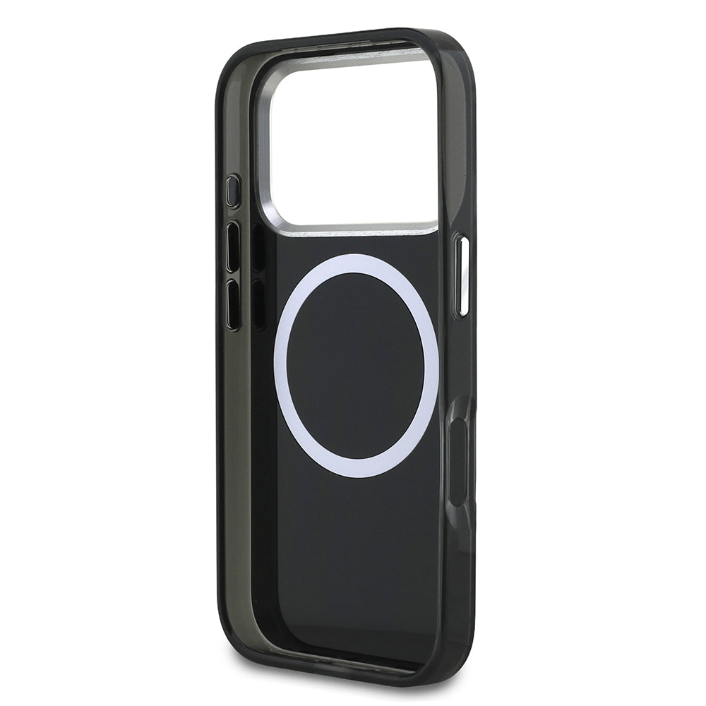 iPhone 17 Pro Kılıf Orijinal Lisanslı M-safe Şarj Özellikli Karl Lagerfeld IML Baskılı Monogram Dizayn Kılıf