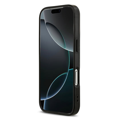 iPhone 17 Pro Kılıf AMG Orijinal Lisanslı M-safe Şarj Özellikli Çift Katmanlı Kırmızı Çapraz Çizgili Kılıf