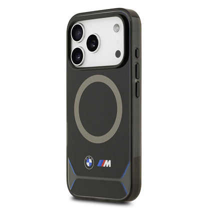 iPhone 17 Pro Kılıf BMW Orijinal Lisanslı M-safe Şarj Özellikli Metal Buton Tasarımlı IML Baskılı M Dizayn Kılıf
