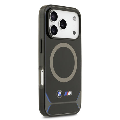 iPhone 17 Pro Kılıf BMW Orijinal Lisanslı M-safe Şarj Özellikli Metal Buton Tasarımlı IML Baskılı M Dizayn Kılıf