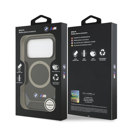 iPhone 17 Pro Kılıf BMW Orijinal Lisanslı M-safe Şarj Özellikli Metal Buton Tasarımlı IML Baskılı M Dizayn Kılıf