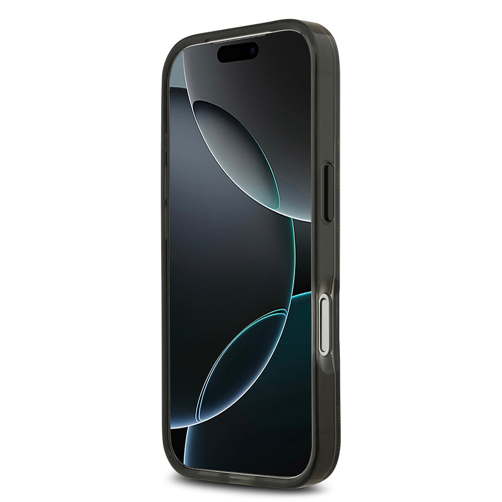 iPhone 17 Pro Kılıf BMW Orijinal Lisanslı M-safe Şarj Özellikli Metal Kamera Butonlu Yatay Şeritli M Dizayn Kılıf