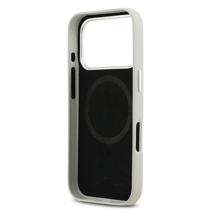 iPhone 17 Pro Kılıf BMW Orijinal Lisanslı M-safe Şarj Özellikli Metal Logolu Tam Kaplama Deri Kılıf