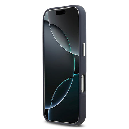 iPhone 17 Pro Kılıf BMW Orijinal Lisanslı M-safe Şarj Özellikli Metal Logolu Tam Kaplama Deri Kılıf