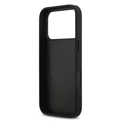 iPhone 17 Pro Kılıf DKNY Orjinal Lisanslı M-safe Şarj Özellikli 3D Yazılı Grid Pattern Kılıf