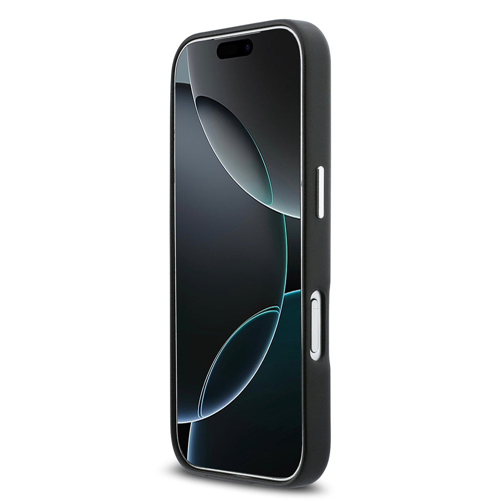 iPhone 17 Pro Kılıf DKNY Orjinal Lisanslı M-safe Şarj Özellikli PU Büyük Dikey Logolu Kılıf