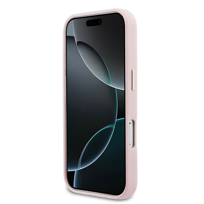 iPhone 17 Pro Kılıf Guess Orijinal Lisanslı 4G Büyük Metal Kamera Çerçeveli PU Deri Resin Kılıf