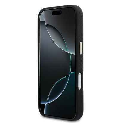 iPhone 17 Pro Kılıf Guess Orijinal Lisanslı 4G Büyük Metal Kamera Çerçeveli PU Deri Resin Kılıf