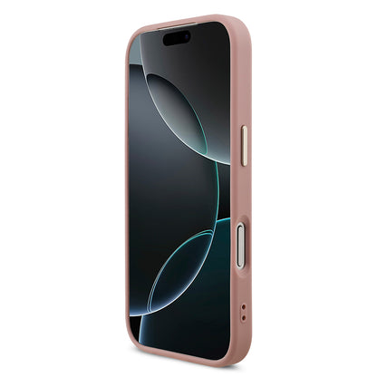 iPhone 17 Pro Kılıf Guess Orijinal Lisanslı 4G Büyük Metal Kamera Çerçeveli ve Logolu Glitter Kılıf